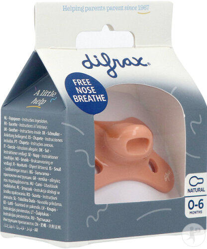 Difrax Sucette Silicone Mini-Dental 0-6 Mois Pièce 1 (799)