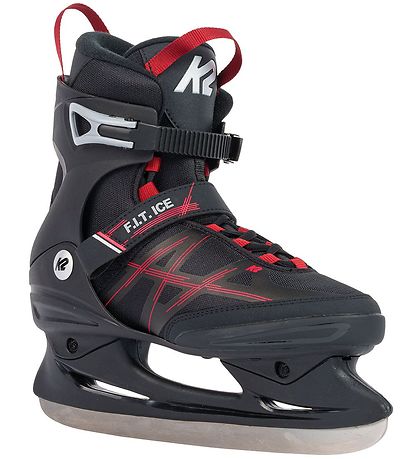 K2 Schlittschuhe - F.I.T. Ice - Schwarz/Rot