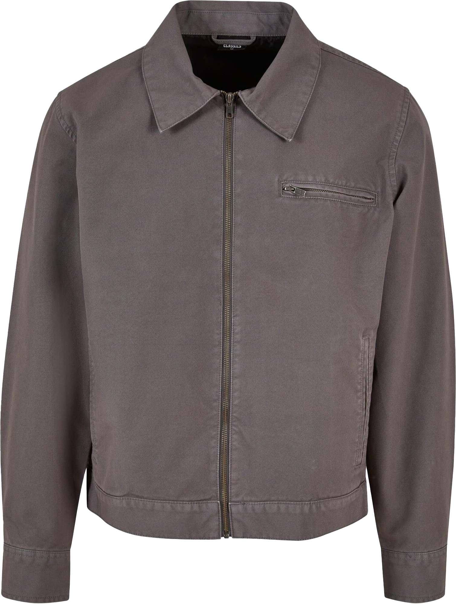 Urban Classics Overdyed Jacke Grau