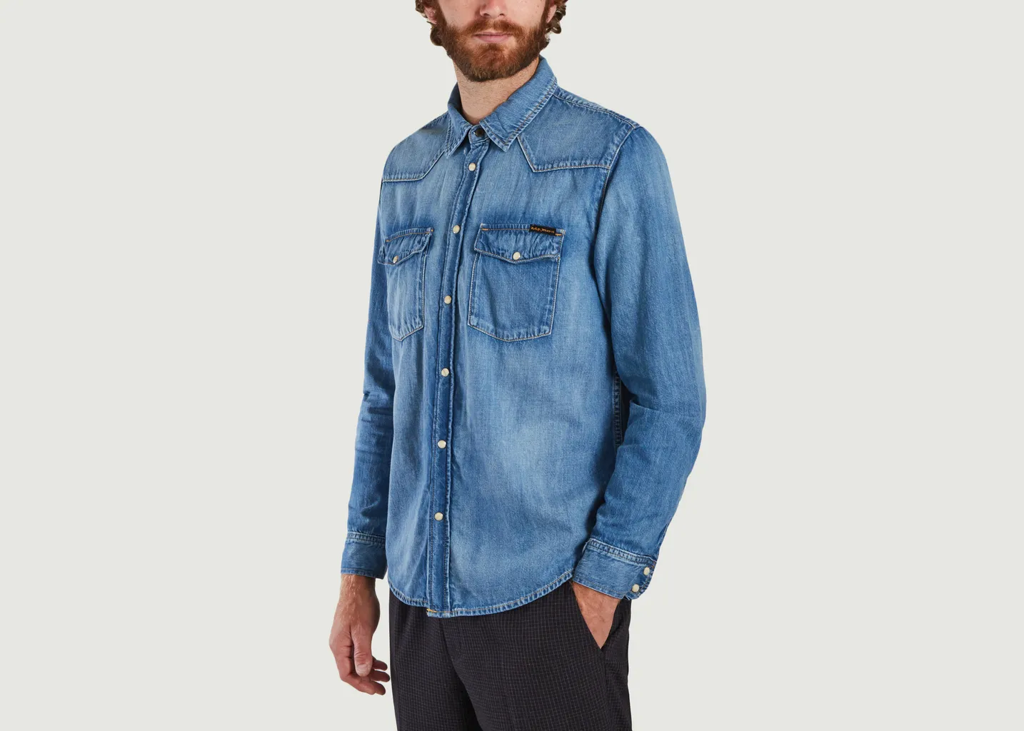 Chemise en Jean George Blue Tribe Nudie Jeans