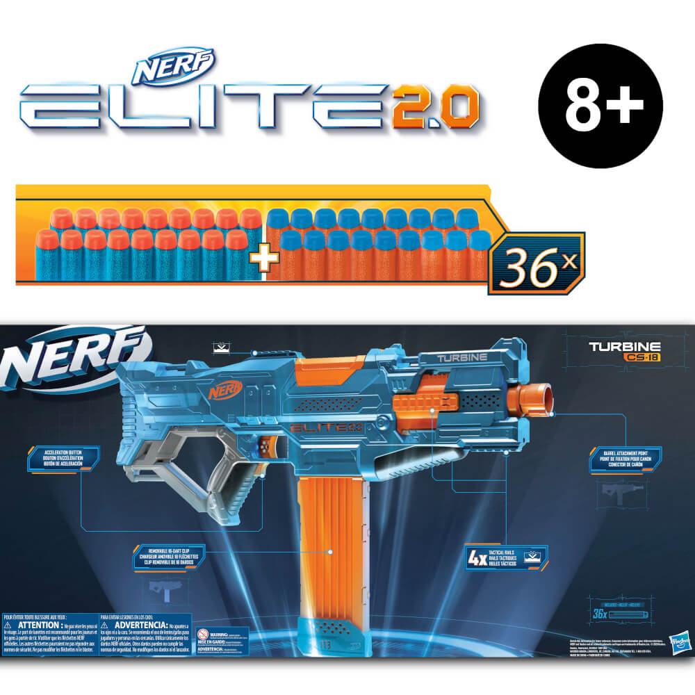 Nerf  Elite 2.0 Turbine CS 18