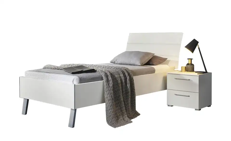 Nachttisch Aldono 50 cm Weiß
