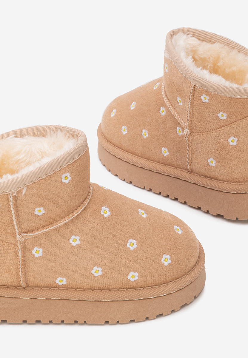 Bottes pour filles beige Silvara