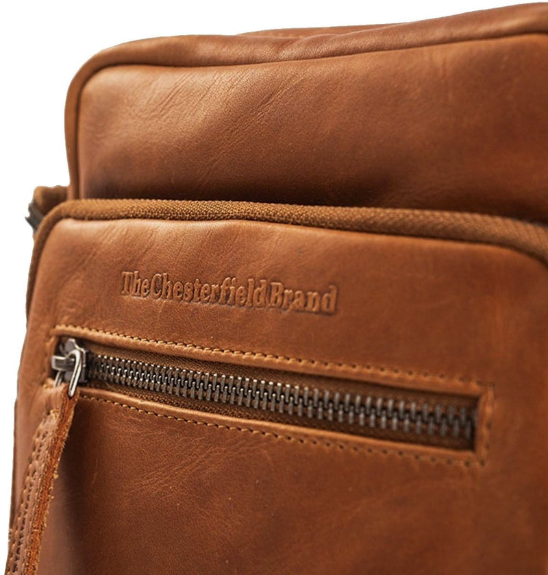 Chesterfield Brand Birmingham Schoudertas Cognac