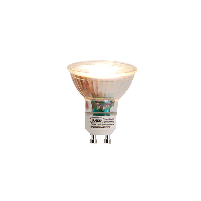 Dimbare LED-lamp GU10 7W 2700K