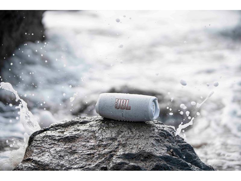 JBL Bluetooth Speaker Charge 5 Grau Tragbarer wasserdichter Lautsprecher mit Powerbank