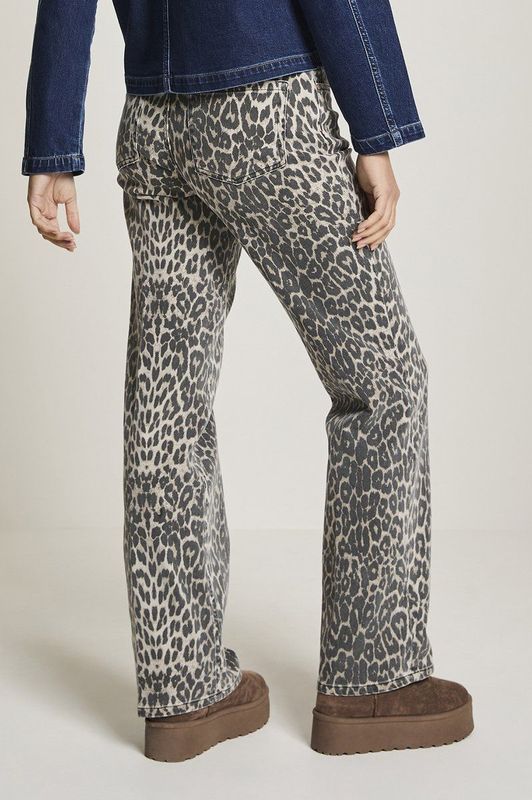 PARA MI - Broek FW251.147136 - Leopard - Damesbroek