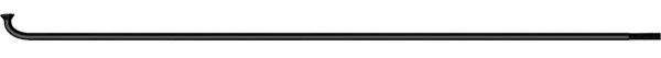Universal Sorte Rustfri Eger, 2,34mm
