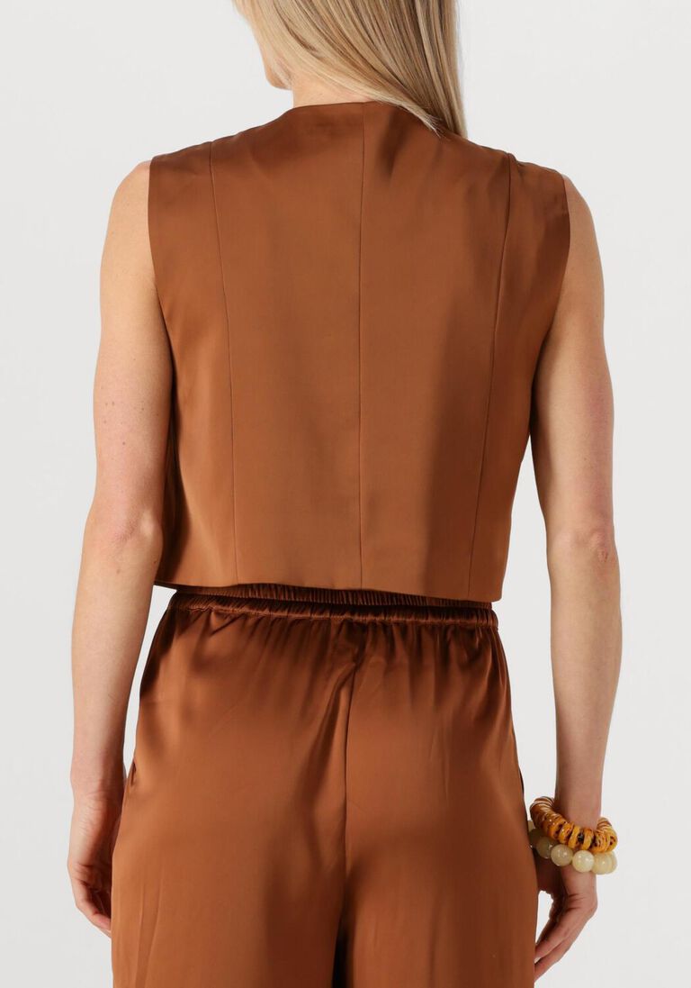 bruine gestuz gilet gzjessie waistcoat