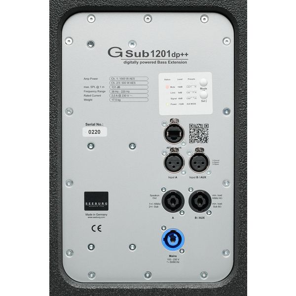 Seeburg Acoustic Line G Sub 1201dp++