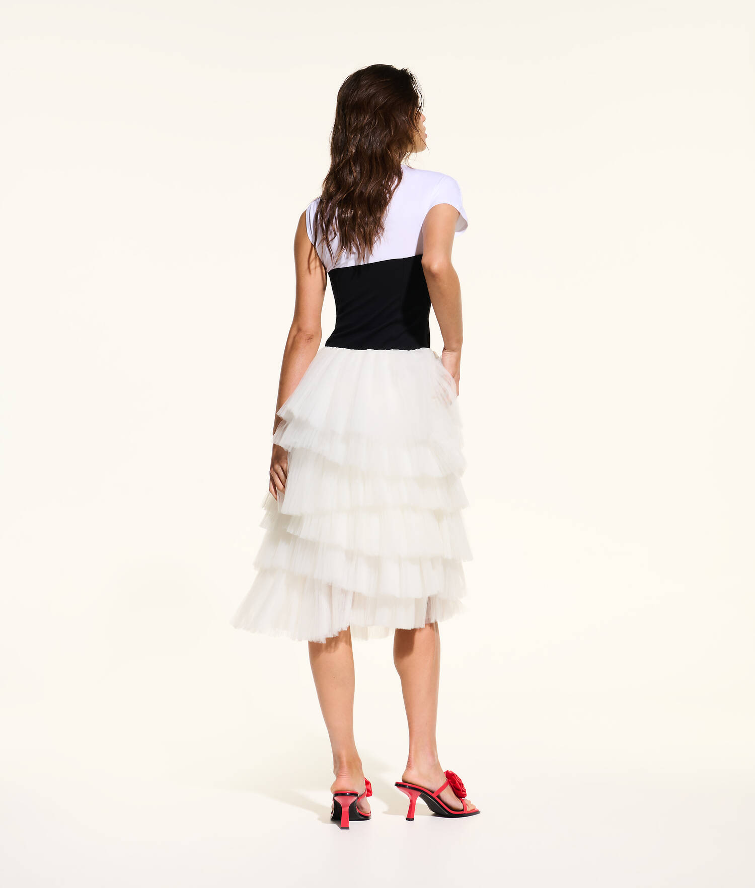 JUPE EN TULLE - Blanc