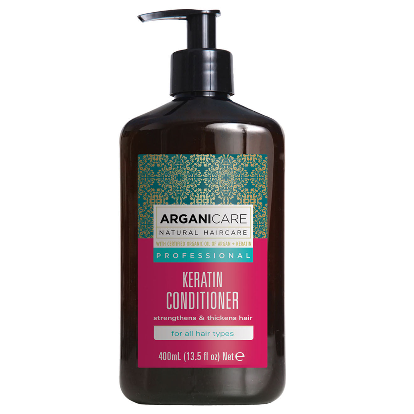 Arganicare Après-Shampooing réparateur et nutritif Kératine tous types de cheveux -  400 ml