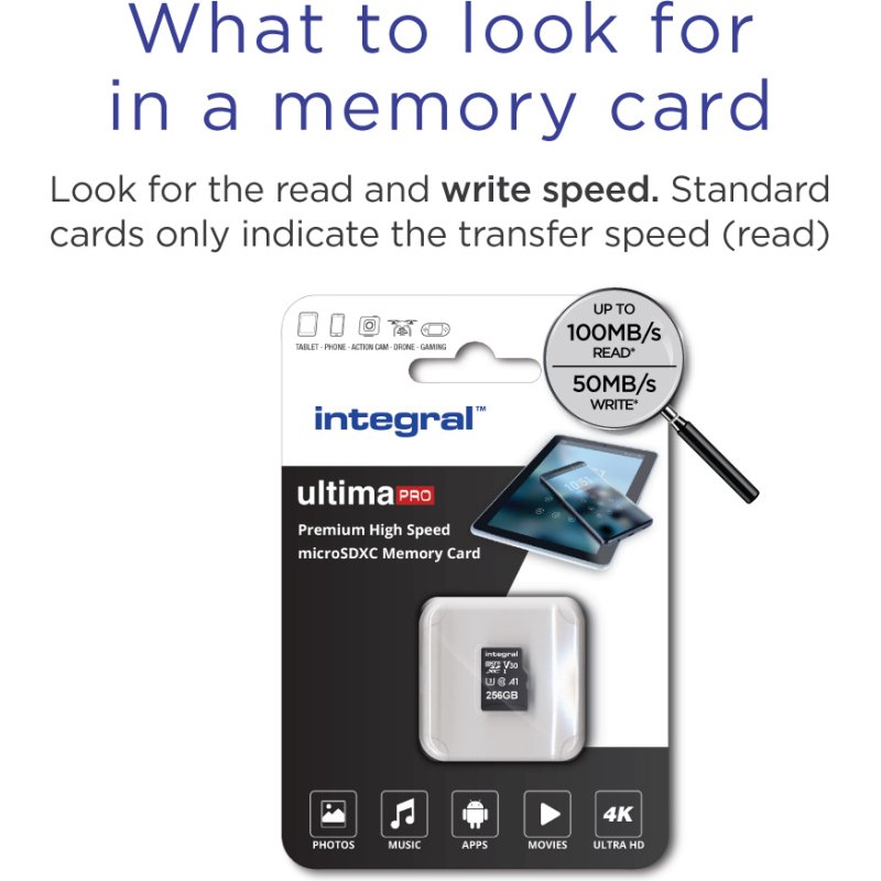 Integral INMSDX256G-100/90V30 mémoire flash 256 Go UHS-I