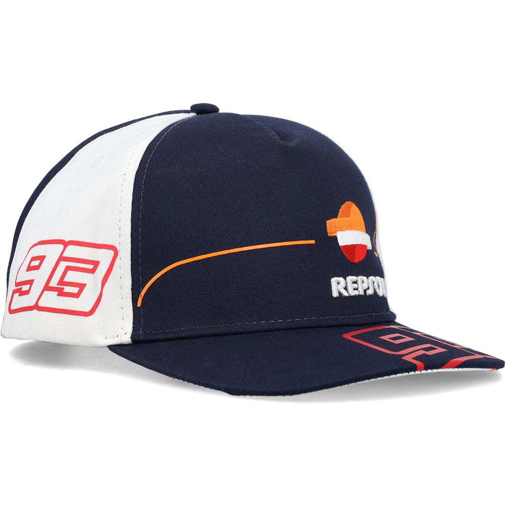 marc marquez - Casquette midvisor Dual Respsol 93 Bleu / Blanc / Rouge