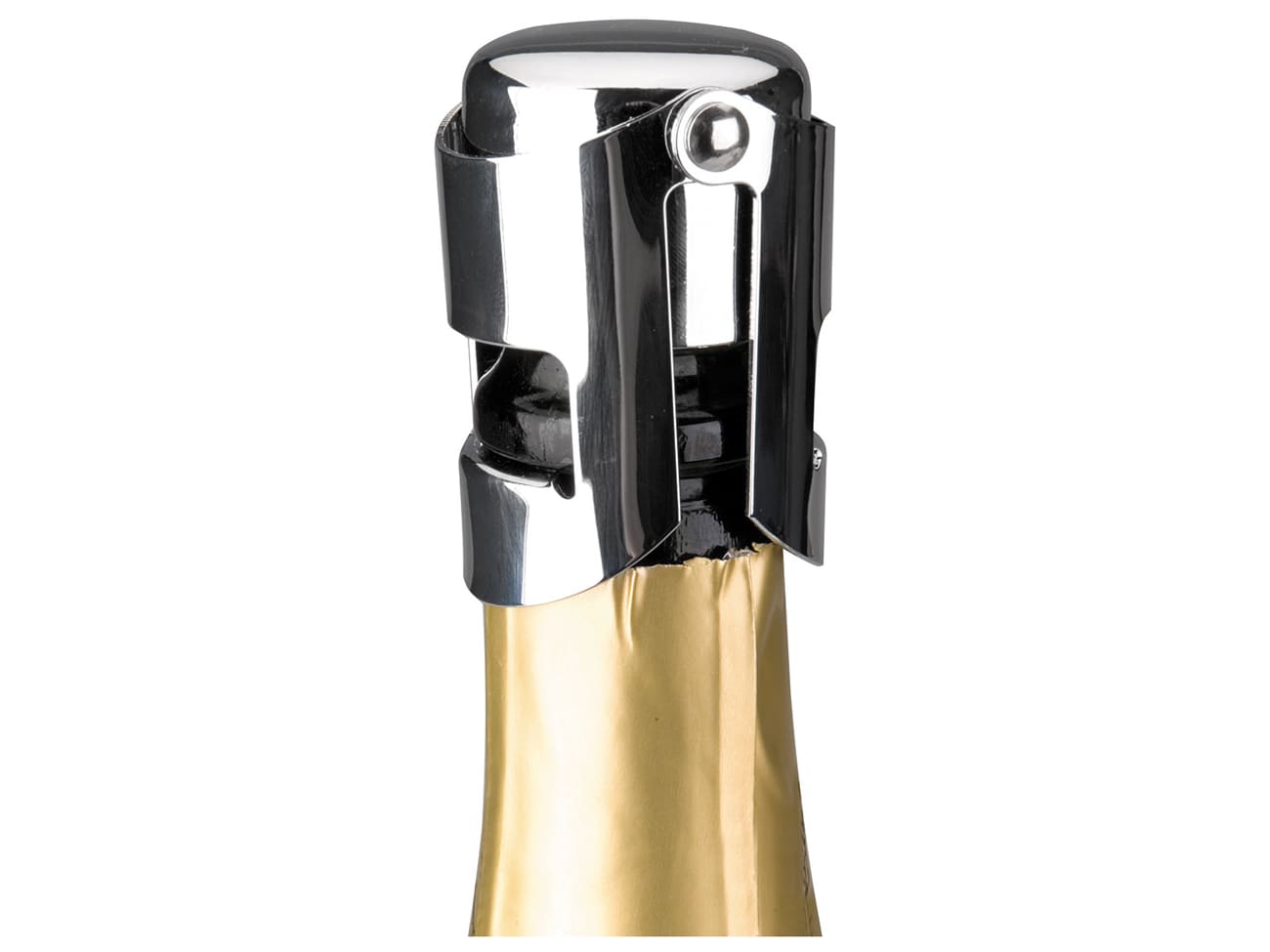 Bouchon champagne chromé - Ibili