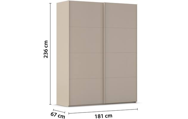 Kledingkast Finca Mat Glas