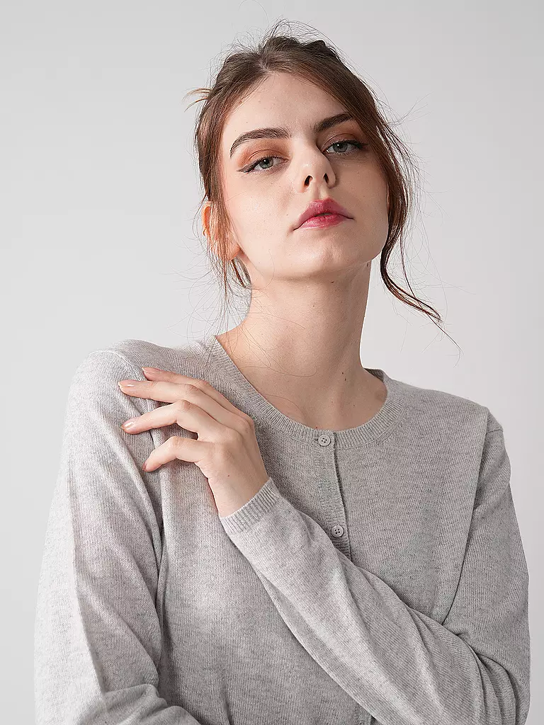 KATESTORM Strickjacke  hellgrau