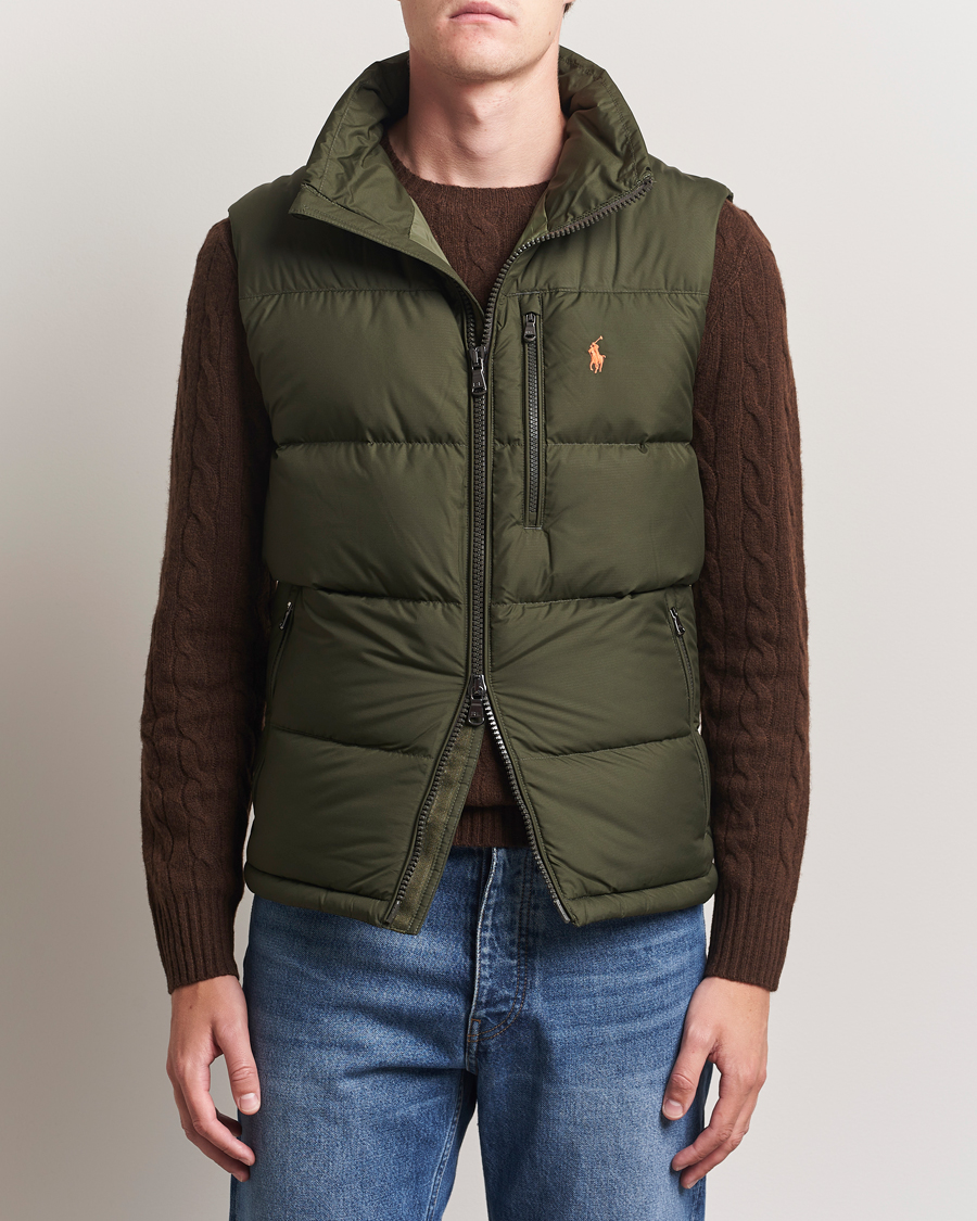 Polo Ralph Lauren Gorham Down Vest Company Olive