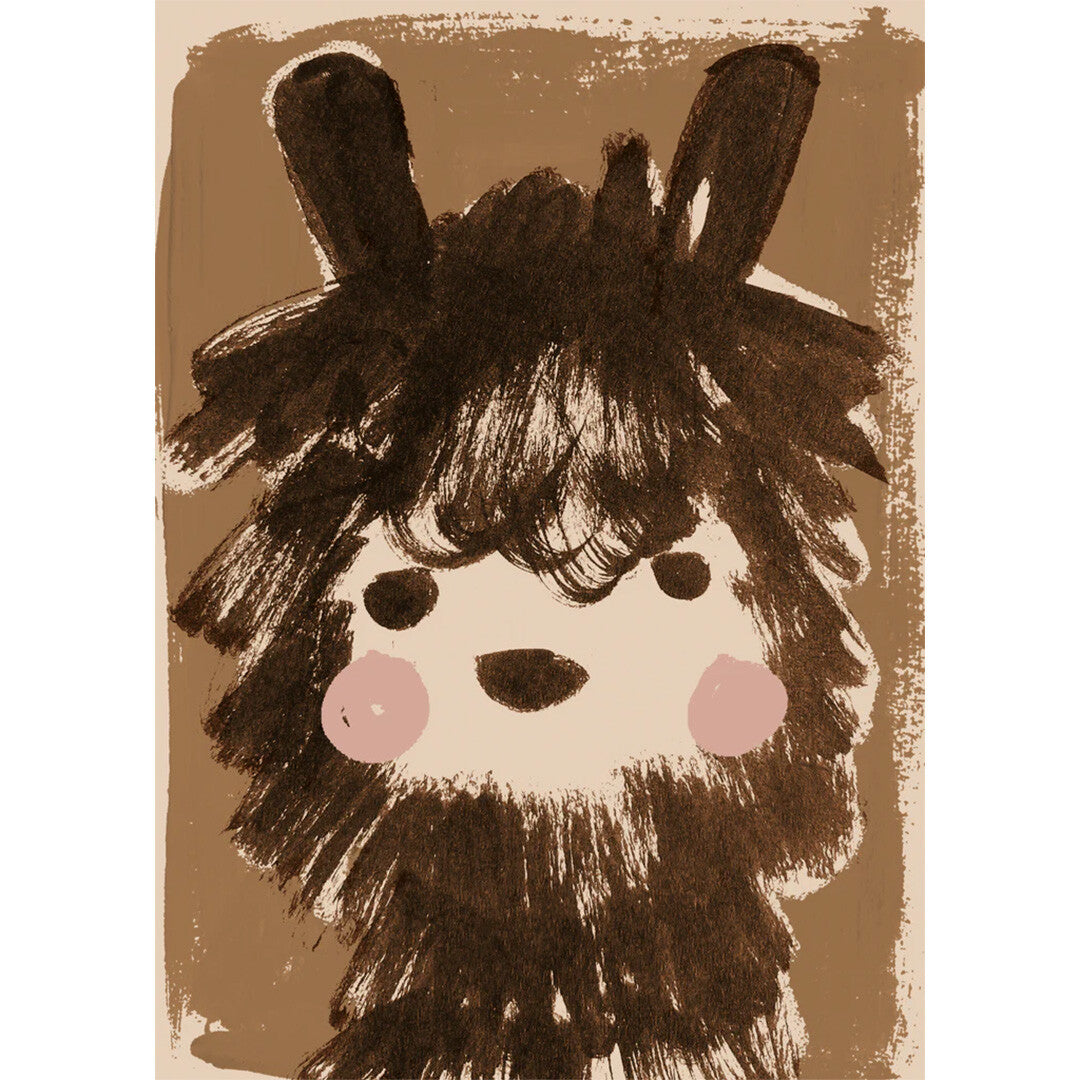 Studio loco poster alpaca