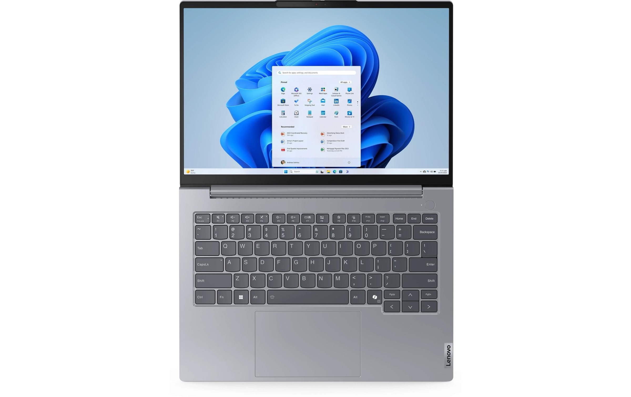 Lenovo Notebook »ThinkBook 14 G7 ARP (AMD)« 35,42 cm / 14 ″ AMD Ryzen 7 Radeon 1.000 GB SSD