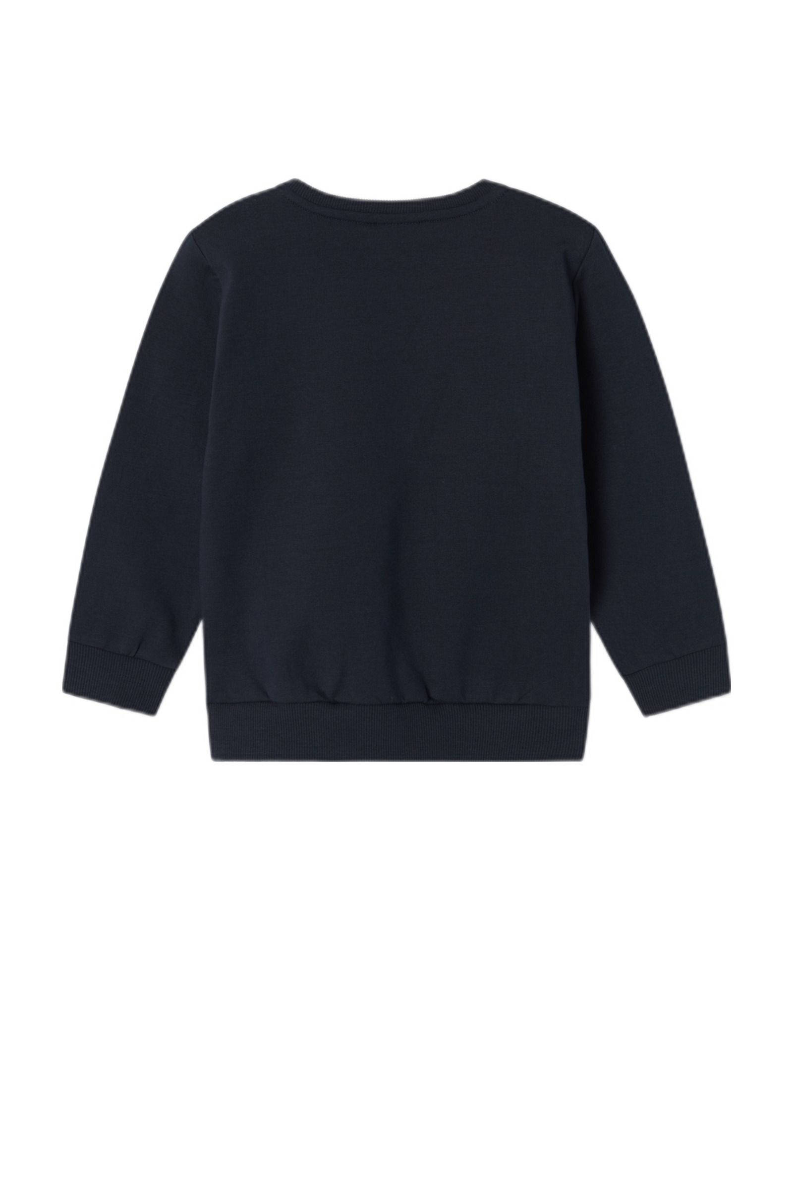 NAME IT sweater NMMRADU met tekst donkerblauw