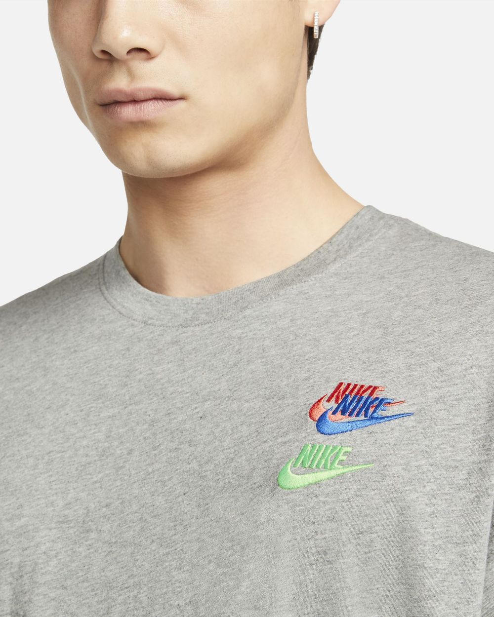 T-shirt Nike Sportswear Gris pour homme