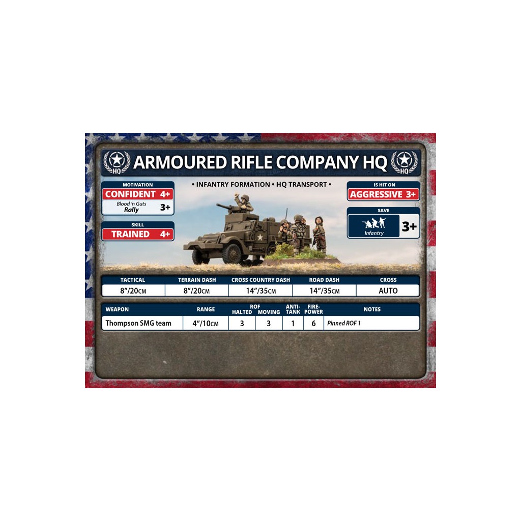 Flames of War - Armoured Rifle Company HQ