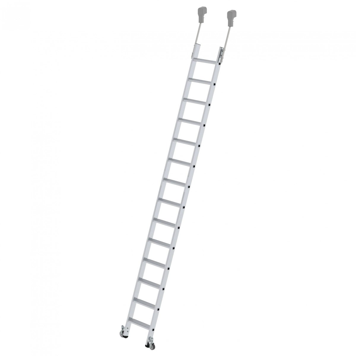 MUNK Aluminium Mobiele Plankladder, 14 Treden
