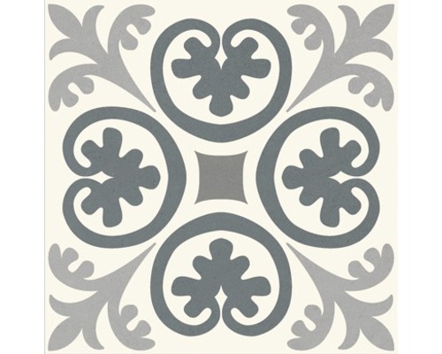 Porseleinen wand- en vloertegel Heritage tacogrijs in 76 verschillende designs 16,5 x 16,5 cm