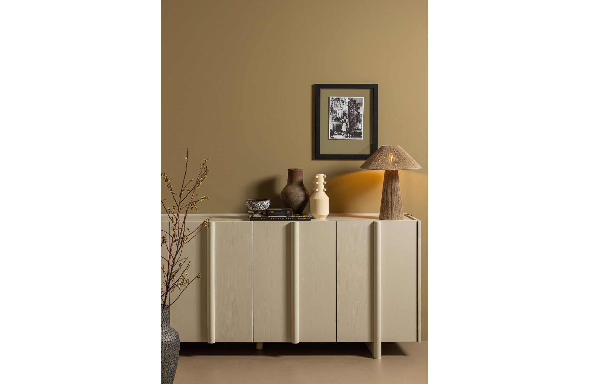 WOOOD Exclusive dressoir Basu Basu concrete decor optiepakket t.b.v. dressoir