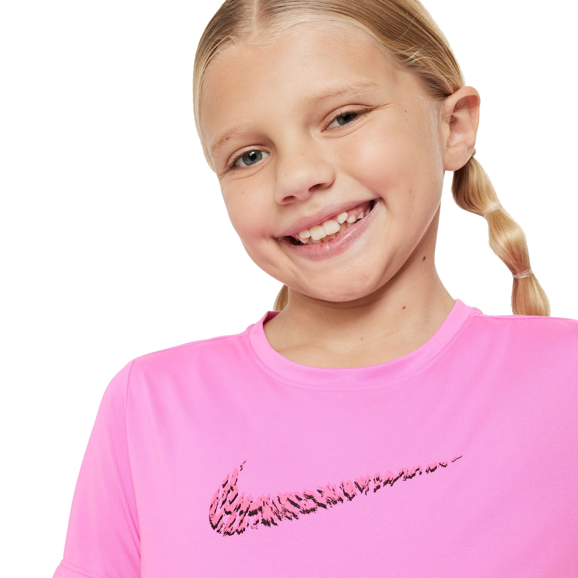Nike One Big Training T-Shirt Mädchen playful pink