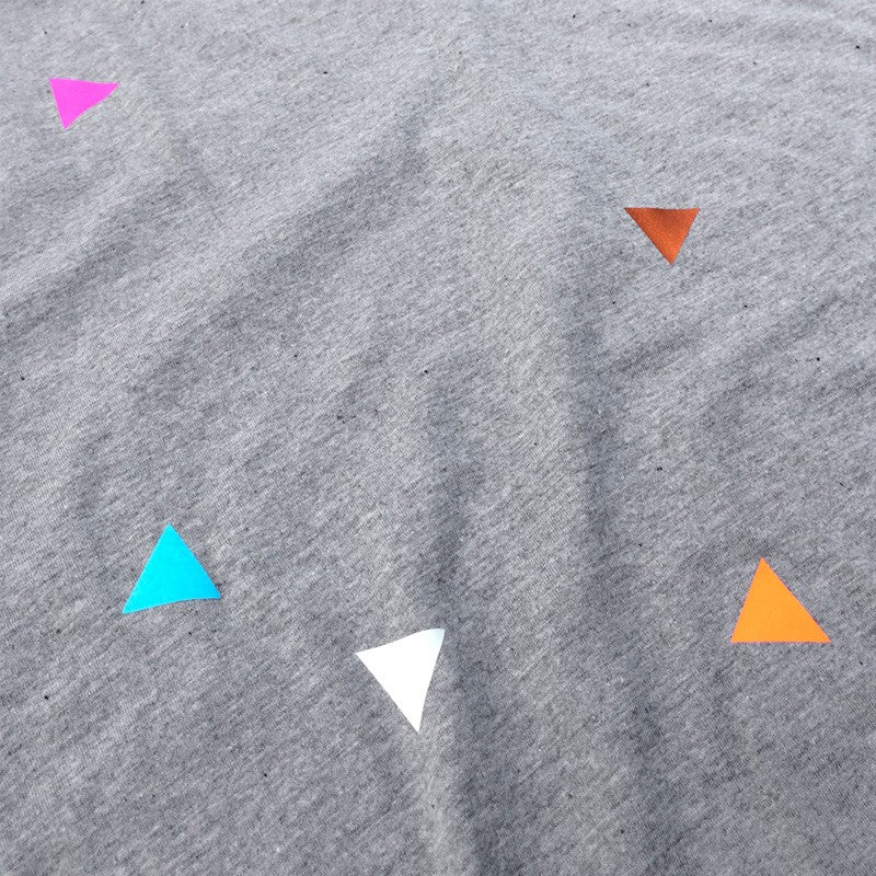 T-Shirt Triangles Grey für Erwachsene