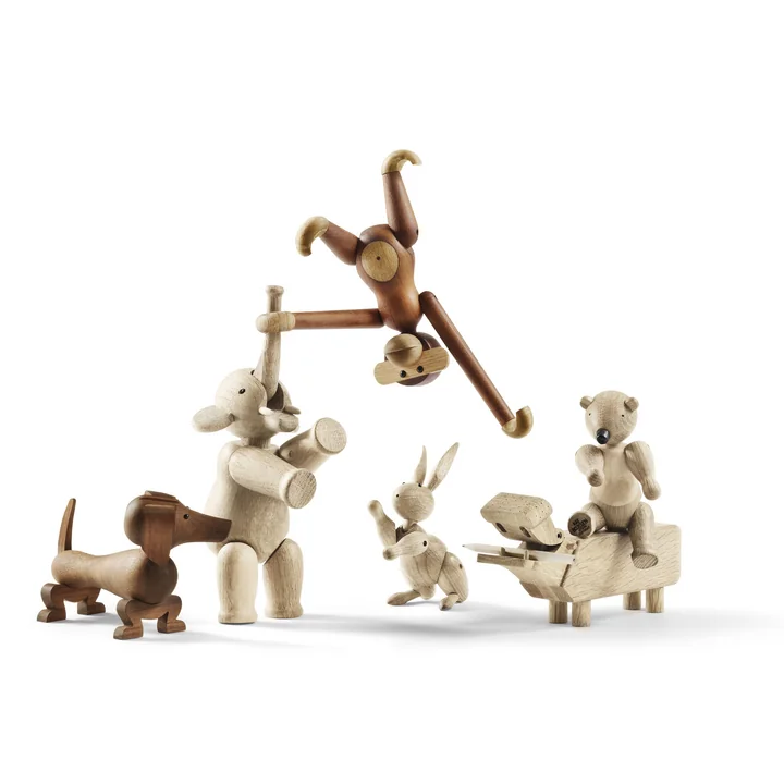 Kay Bojesen - Holz-Affe mini, grau