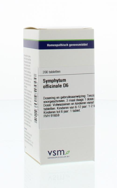 VSM Symphytum officinale D6 200tab