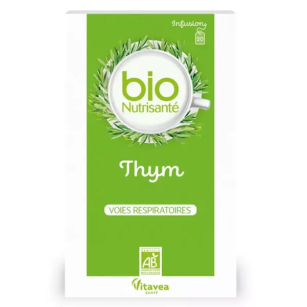 Vitavea - BioNutrisanté - Infusão de Tomilho - Trato Respiratório - 20 sachês