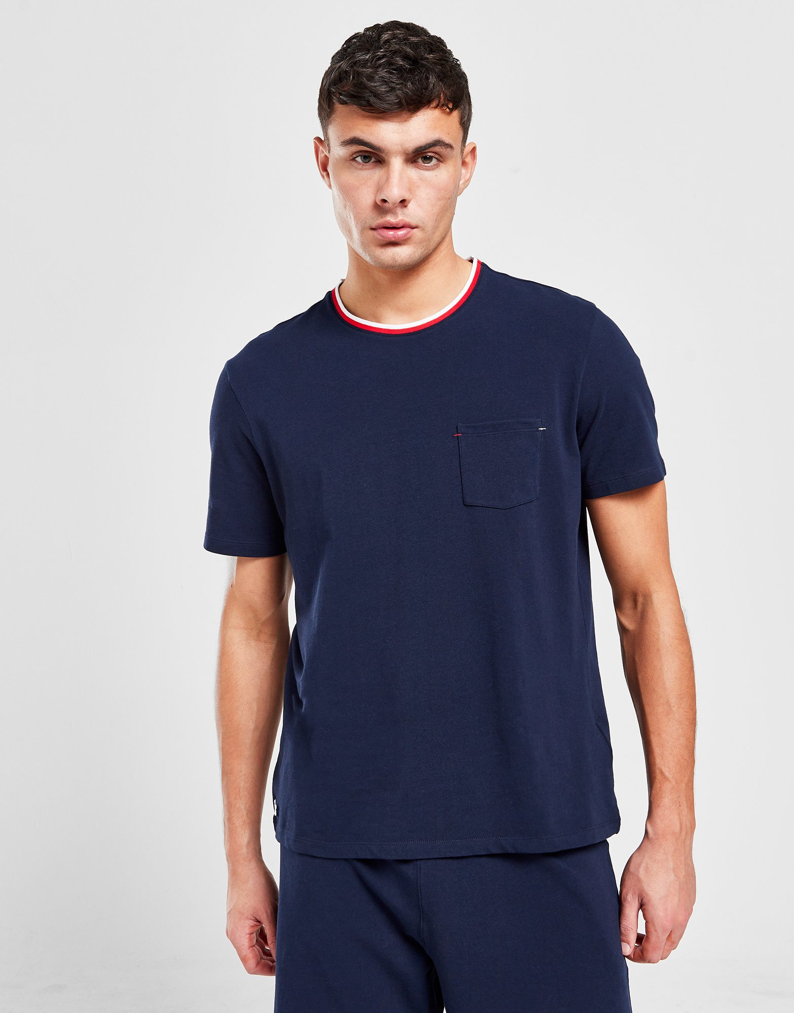 Lacoste T-shirt Stripped Collar Homme