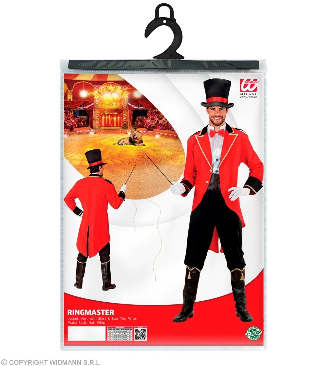 Circus Kostuum Heren Directeur