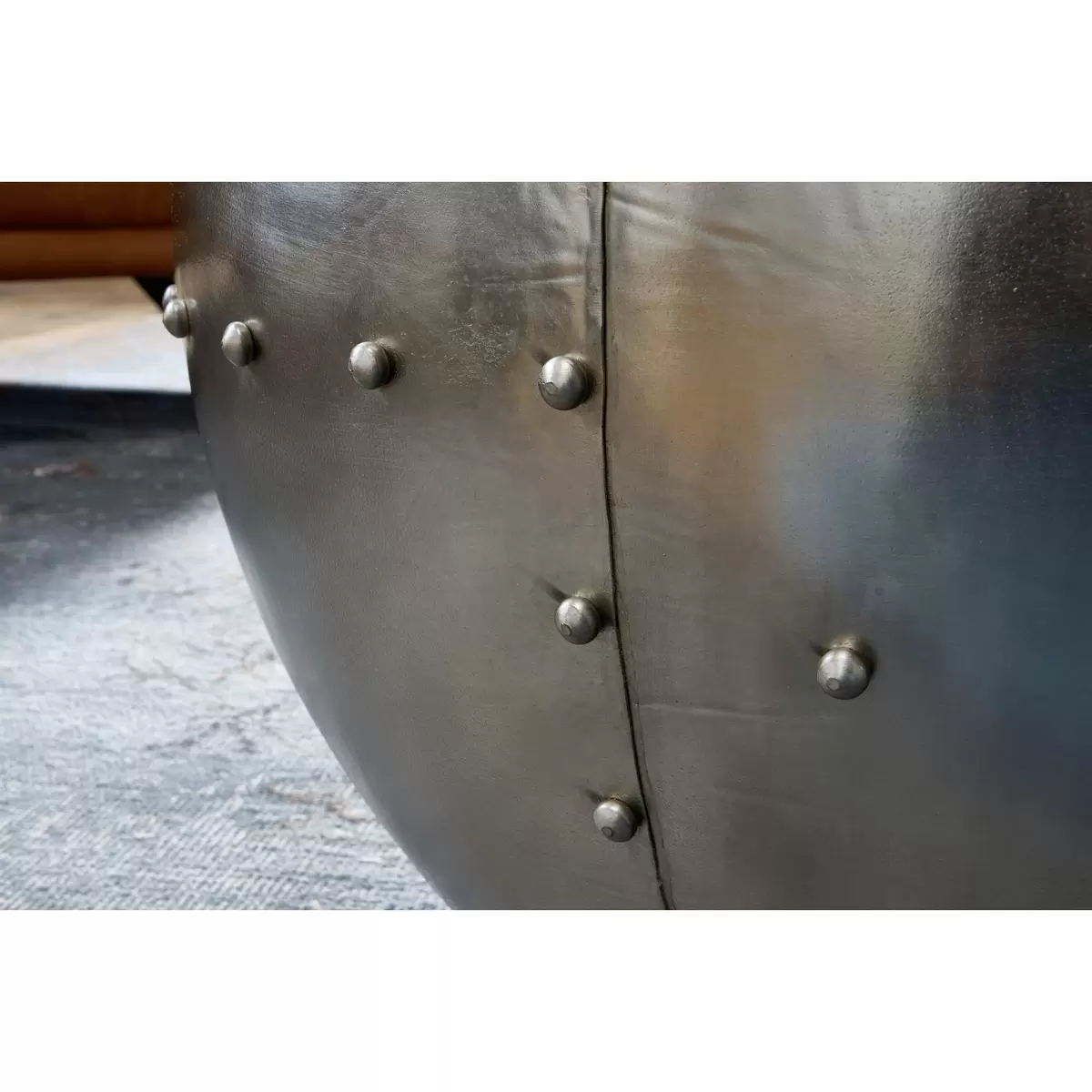 Couchtisch Tours braun,silber