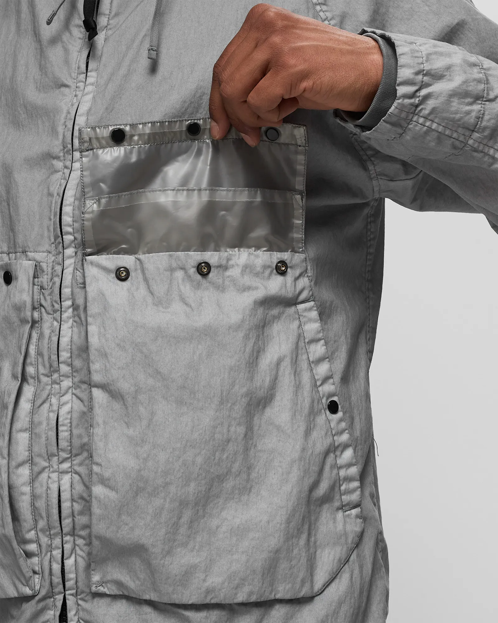 C.P. Company 50 FILI GUM MIXED MOUTERWEAR - MEDIUM JACKET