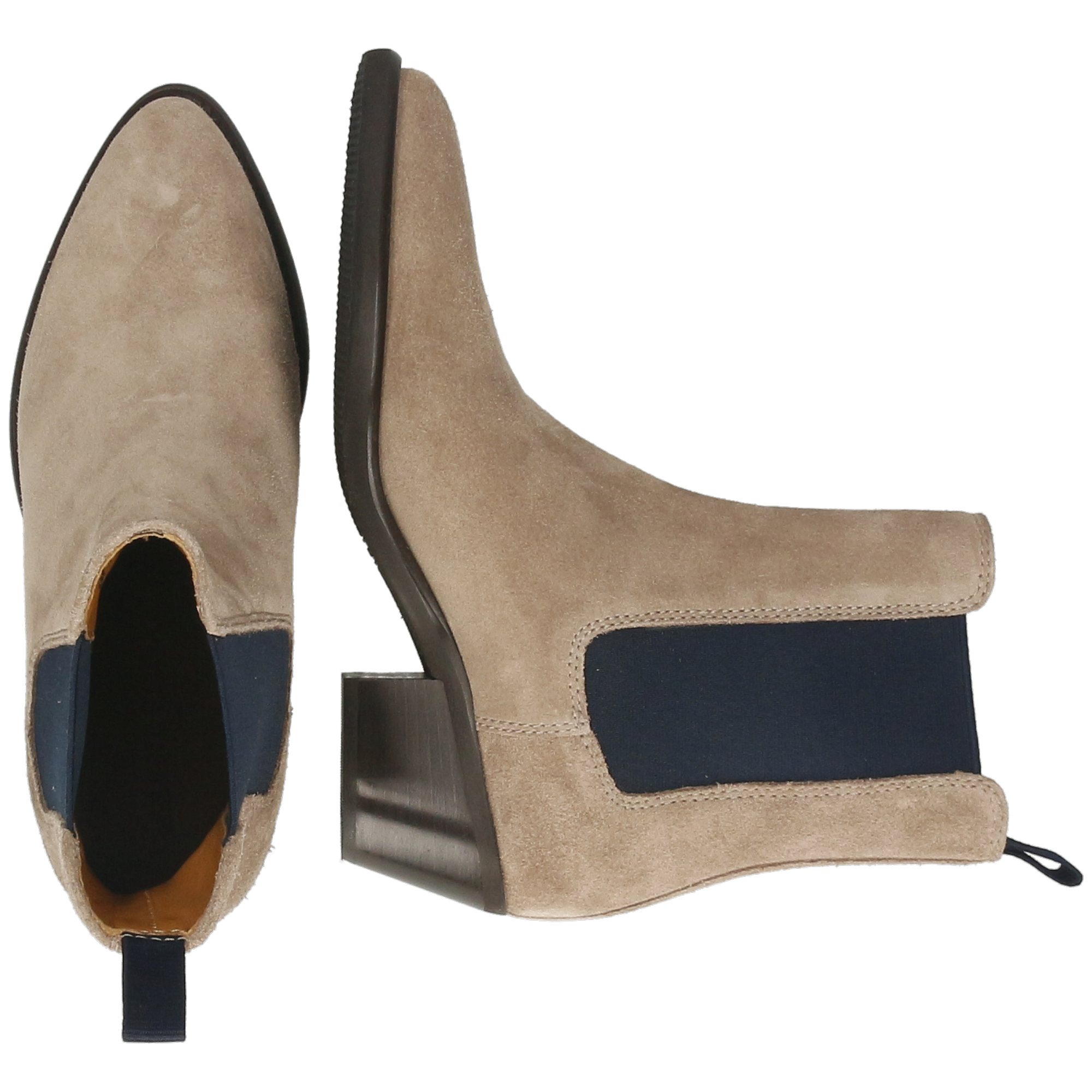 BRIDIE 3 - Bottines à talon cubain | Marron
