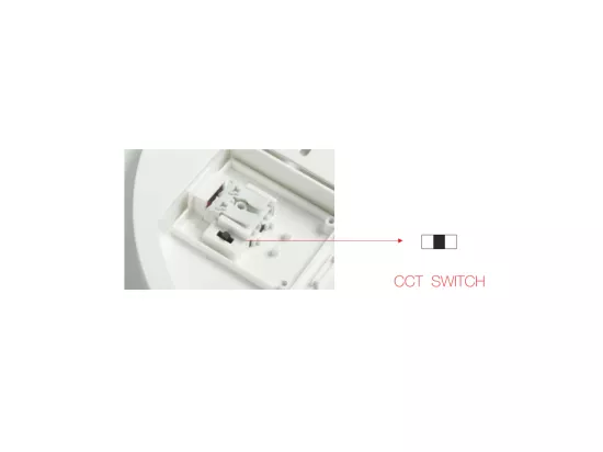 Plafonnier LED rond 25W CCT Switch IP54