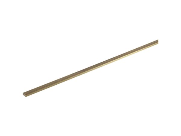 Messing Flat Profil (L x B x H) 500 x 2,5 x 1 mm 1 stk.