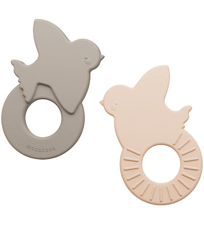 Moonboon Beißring - 2er-Pack - Rose Mix
