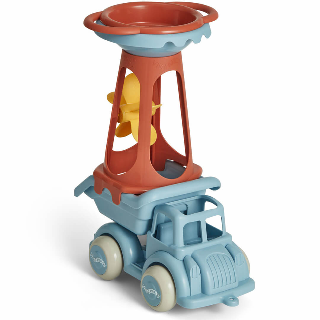 Viking toys zand- en watermolen met kiepwagen