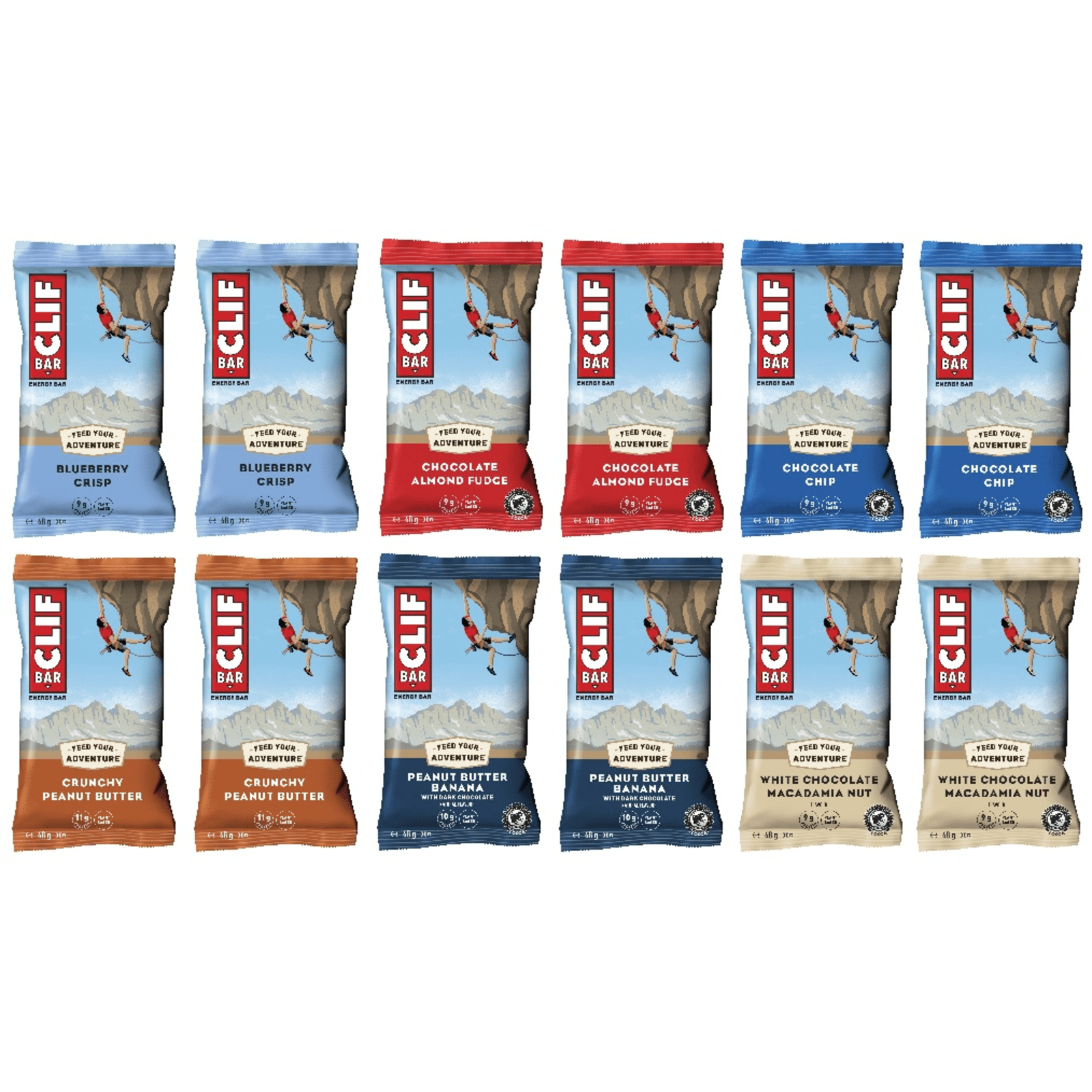 Clif Bar Mixed Box (12x68g)