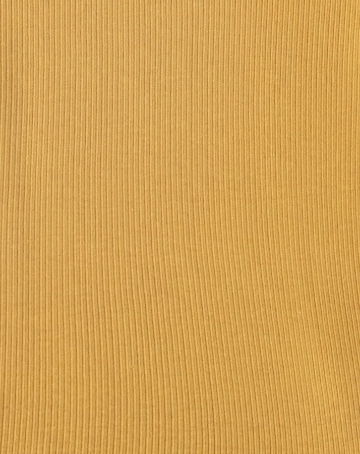 Kurzarm-Body 4022 RIB in mustard