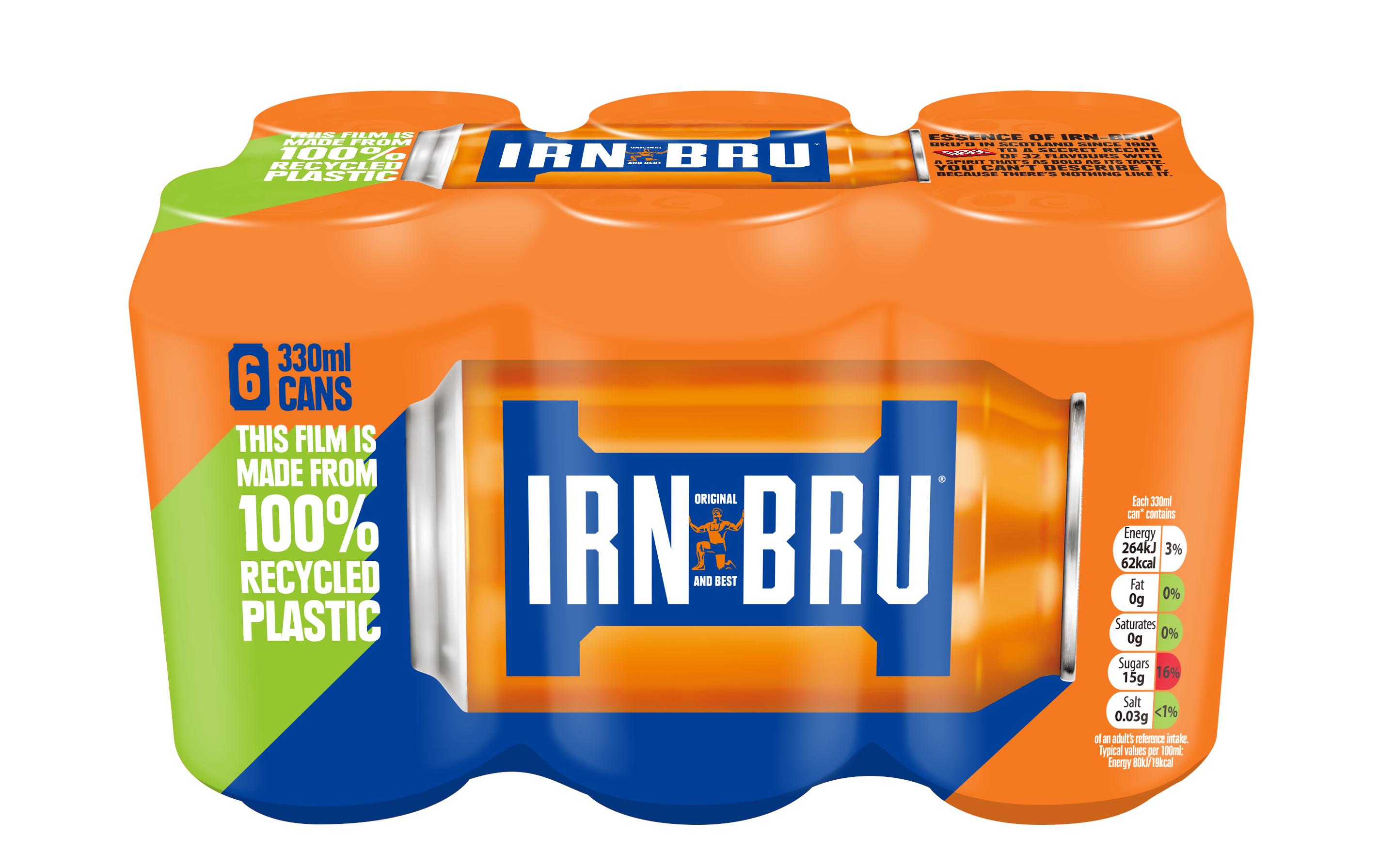 IRN-BRU 6 x 0.33 lKoffeinhaltiger Softdrink aus Schottland