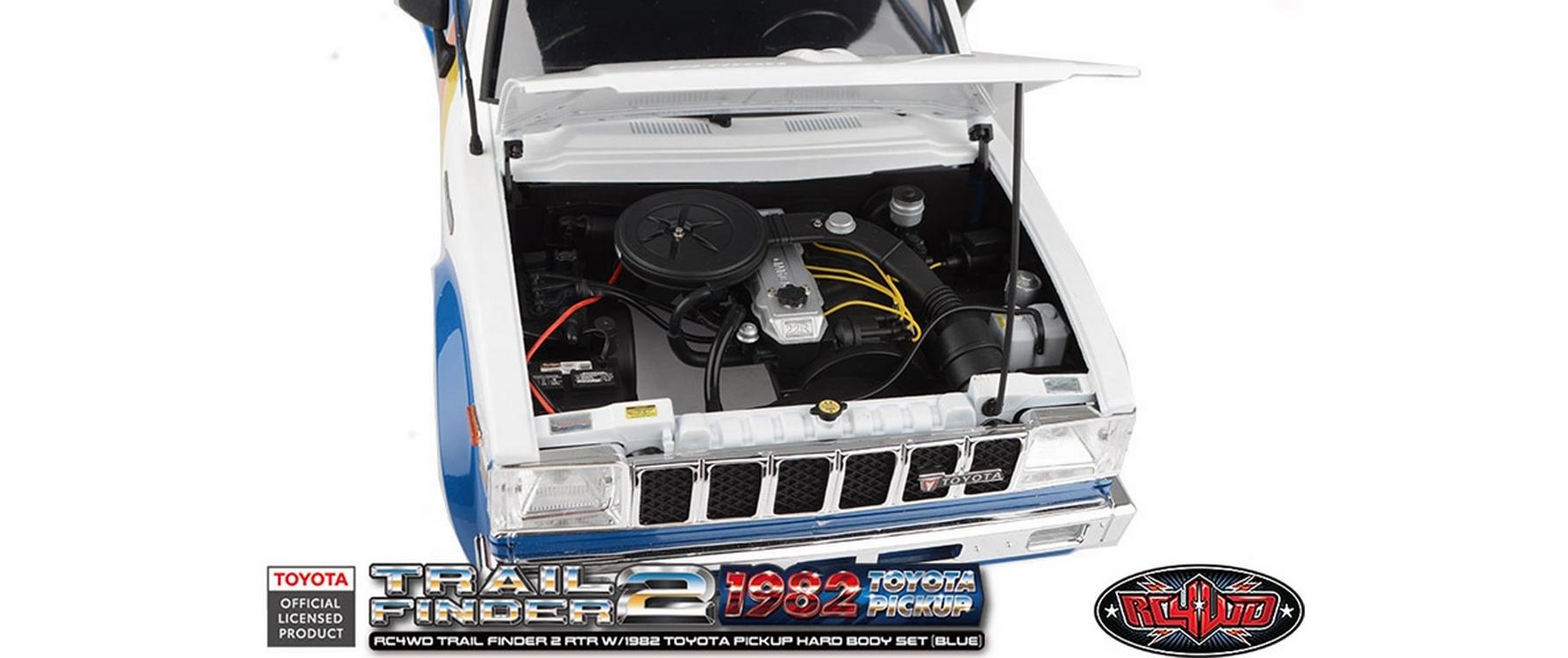 Scale Crawler Trail Finder 2 1982 Toyota, RTR, 1:10, Blau<br>1982 Toyota Pickup mit fester Karosserie