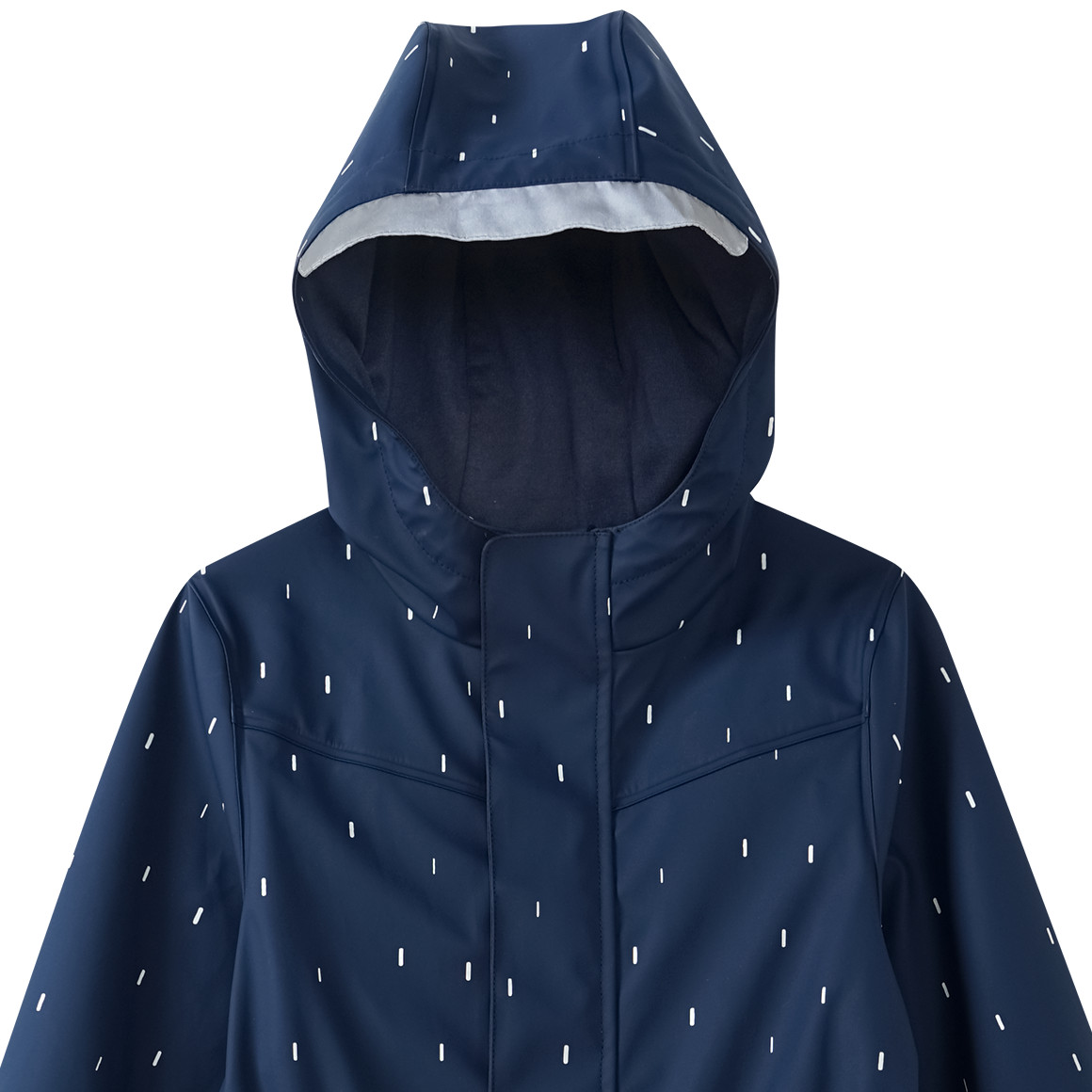 Topolino Jungen Regenoverall mit Allover-Print dunkelblau