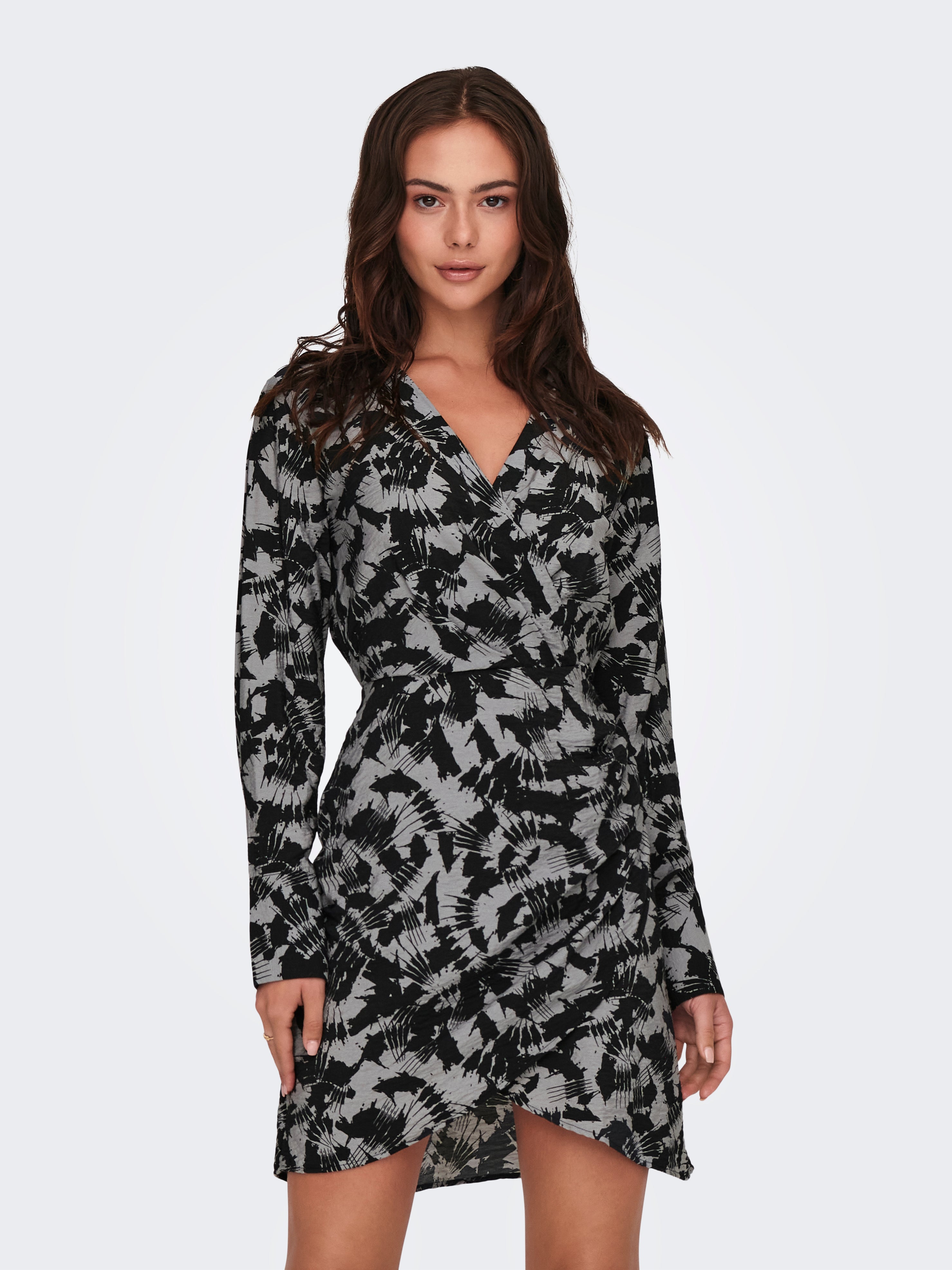 JDYLINE Kurzes Kleid Ultimate Grey